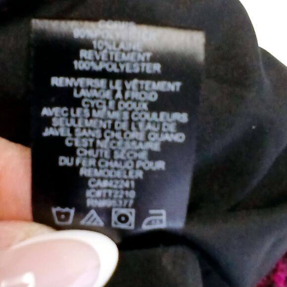 Sanctuary SZ S The Roller Shacket Red Pink Orange Black Plaid - Picture 7 of 8